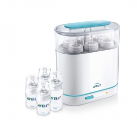 Sterilizator electric cu abur 3 in 1 + accesorii